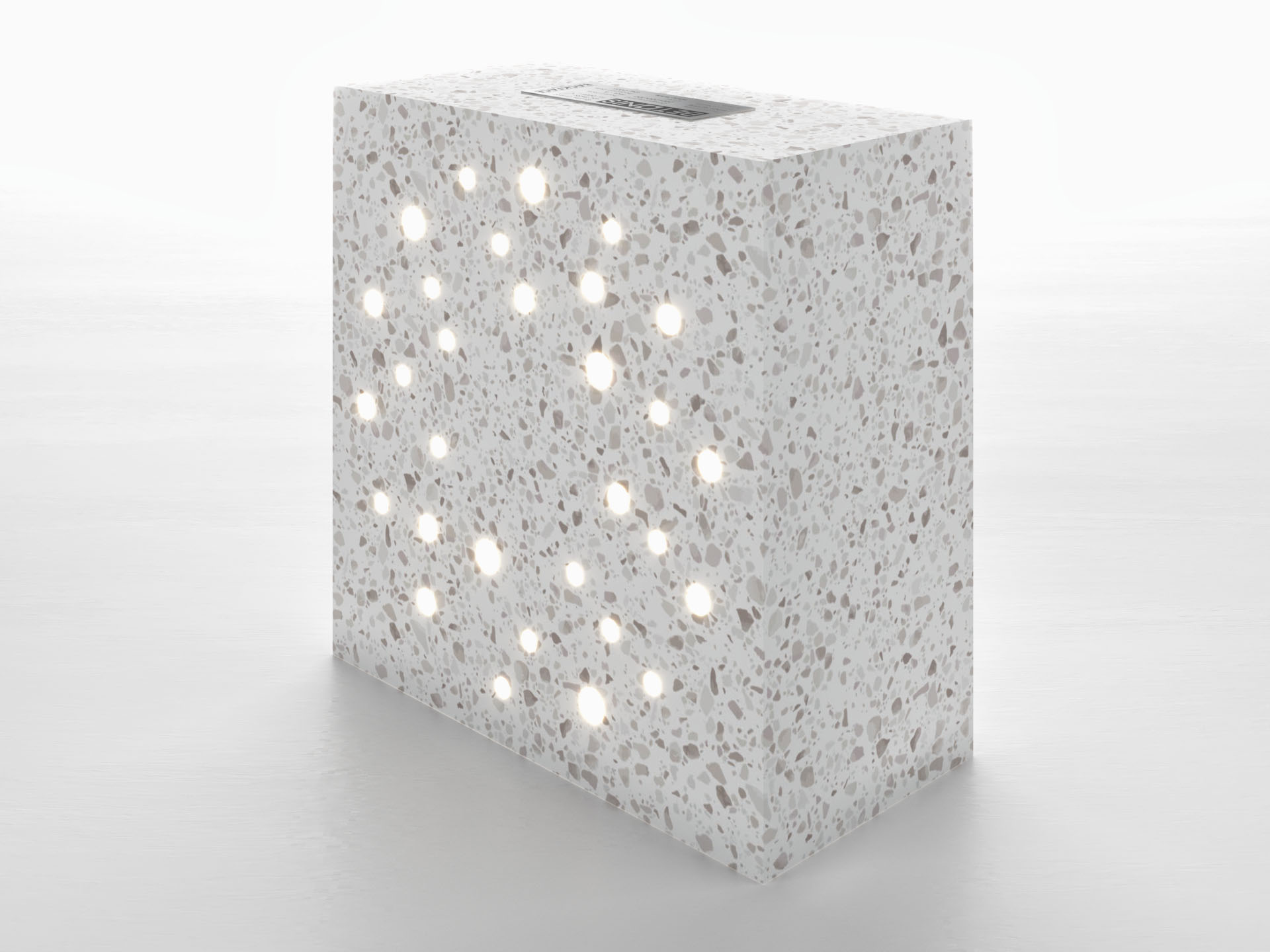 B-Hole - 200x200x100mm Ön Perspektif