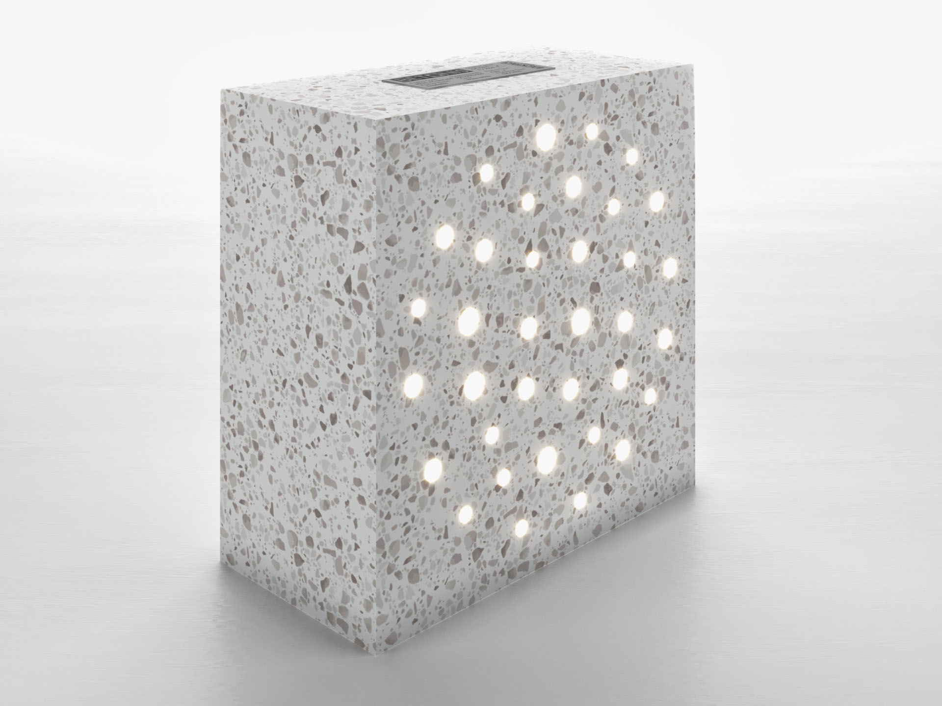 Enceladus - 200x200x100mm Arka Perspektif Görünüş