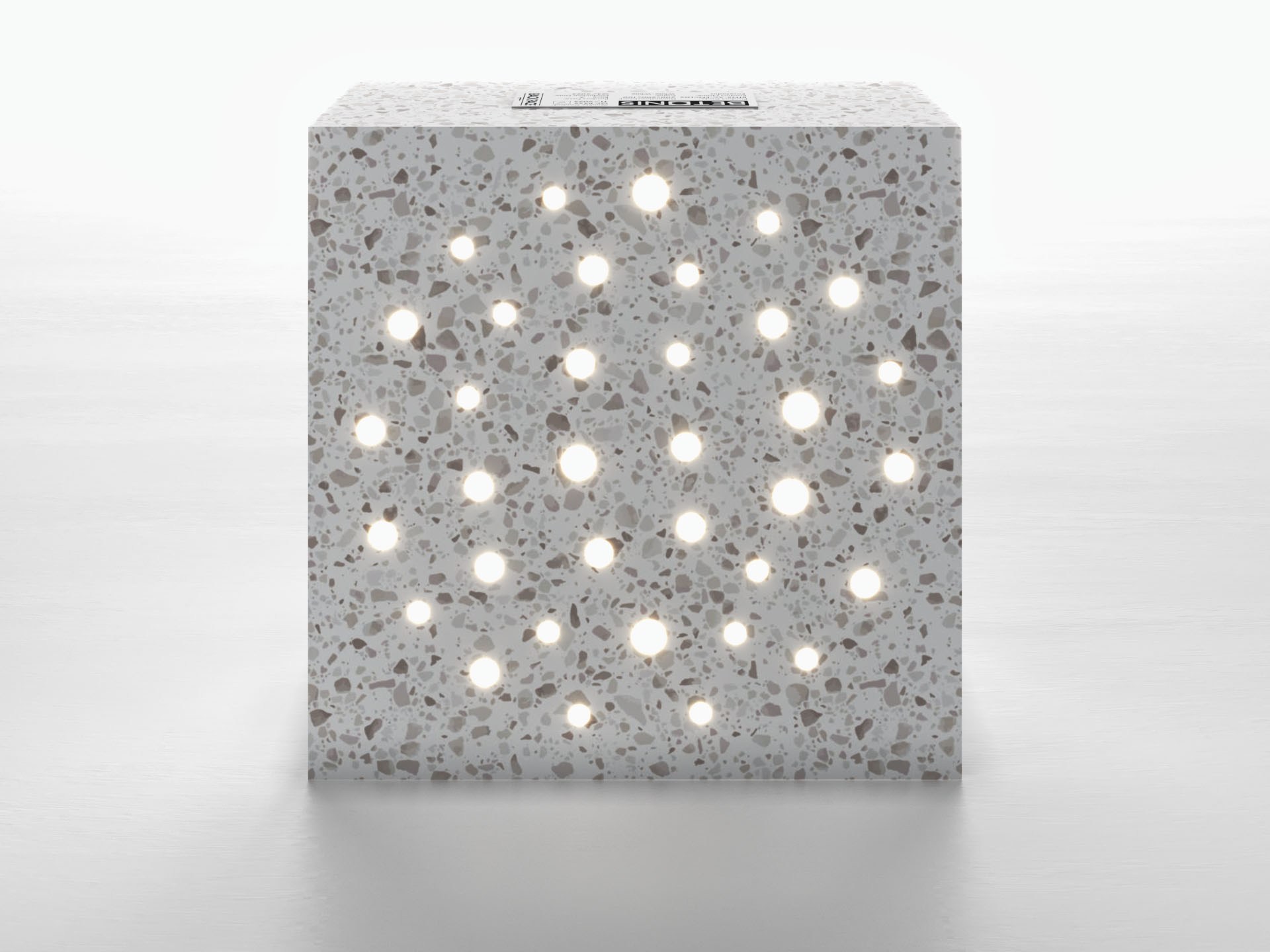 Enceladus - 200x200x100mm Ön Görünüş