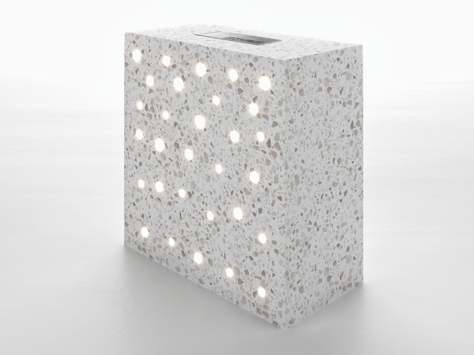 Belt - 200x200x100mm Ön Perspektif