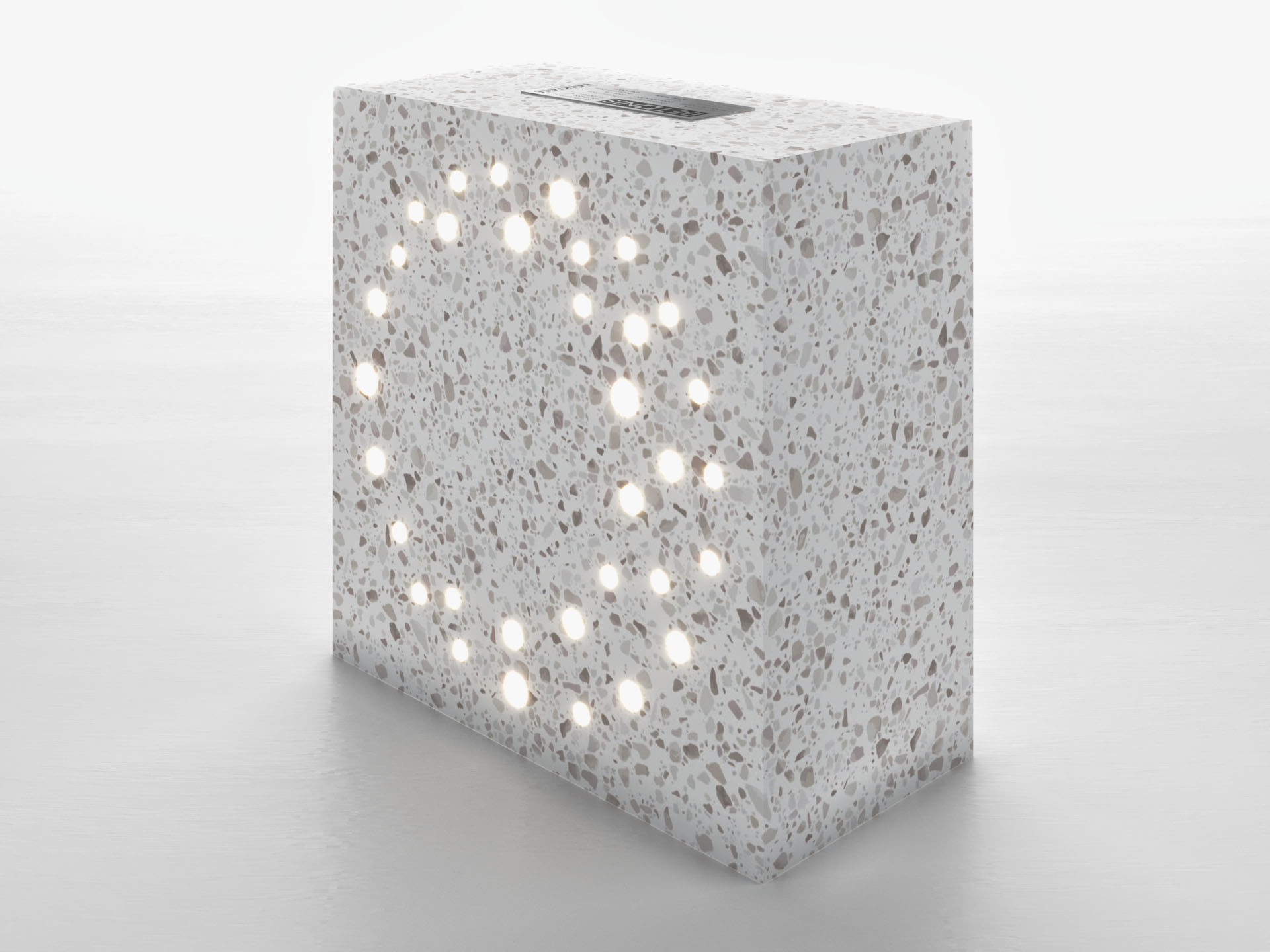 Eclipse - 200x200x100mm Ön Perspektif