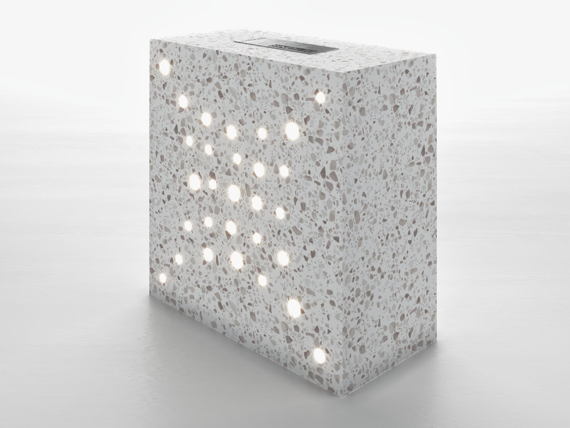 Radiant Tuğla - 200x200x100mm Ön Perspektif