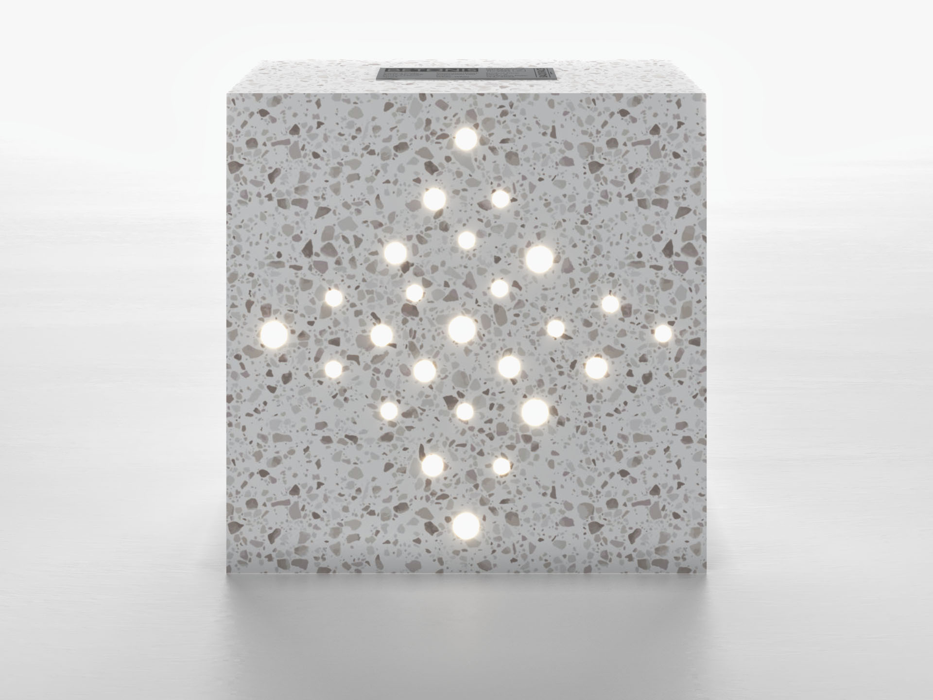 Spark Tuğla - 200x200x100mm Arka Görünüş