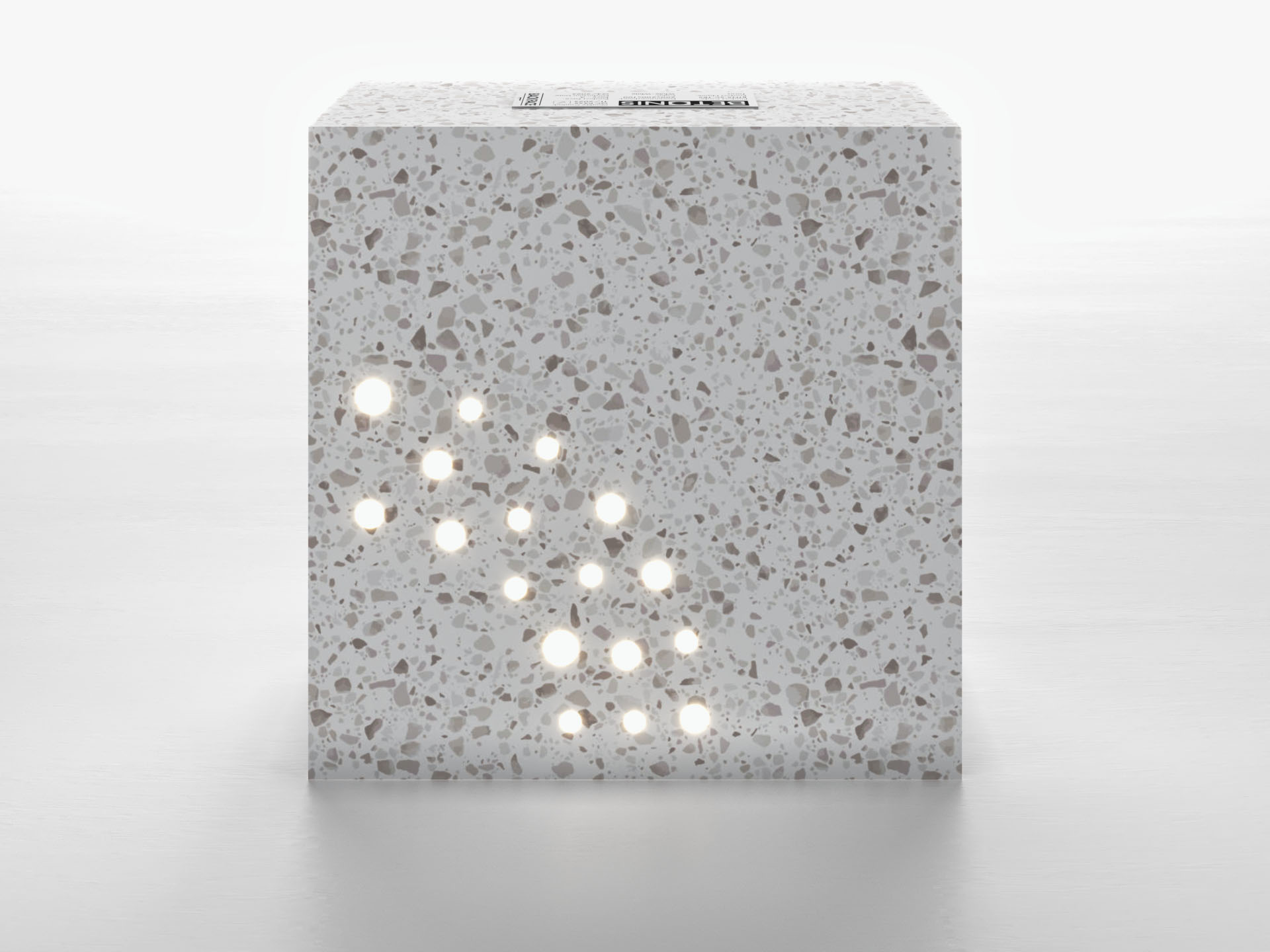 Torus Tuğla - 200x200x100mm Ön Görünüş